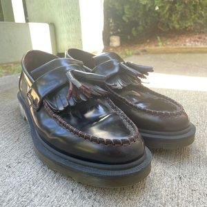 Dr Martens Adrian Tassel Loafer in Burgundy